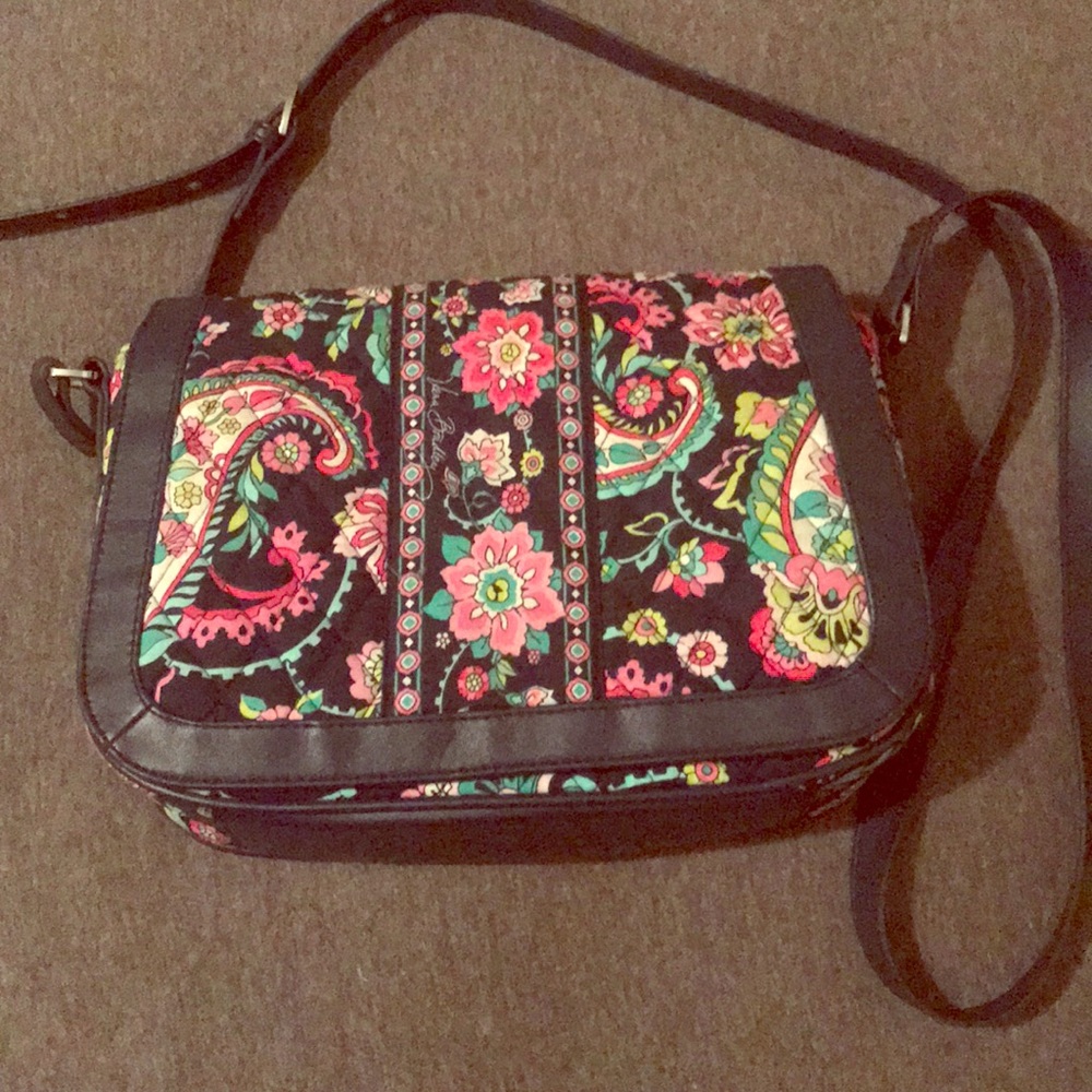 Navy Blue Flower Vera Bradley Purse